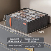 Caixa de Armazenamento de Roupas Íntimas