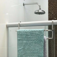 Porta Toalhas Duplo Para Box Alto Brilho