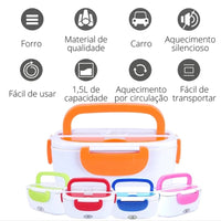 Marmita Elétrica e Veicular Bivolt - Refeições Quentes em Qualquer Lugar!