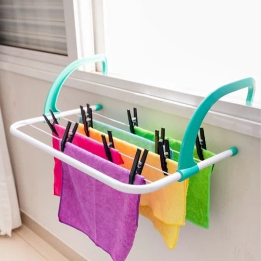 Varal de Roupas Portátil e Dobrável