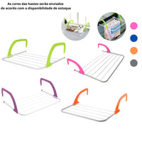 Varal de Roupas Portátil e Dobrável