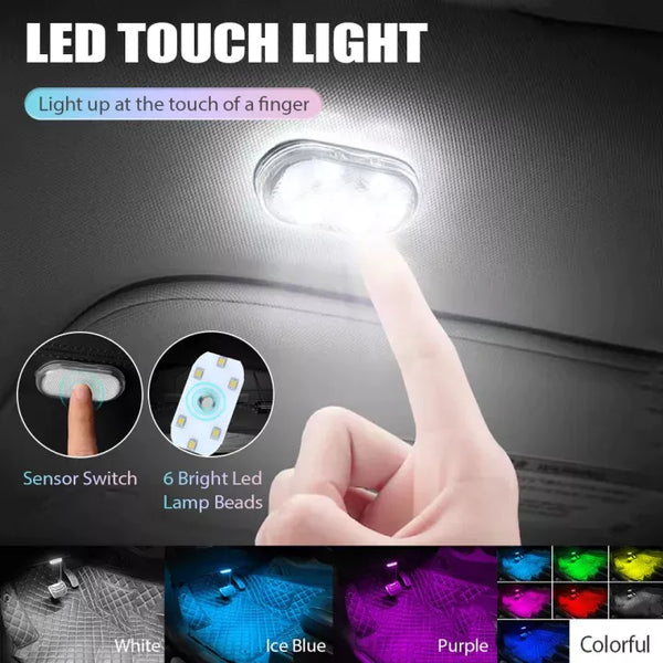 Mini lumininária de toque Led