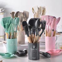 Kit utensílios de cozinha silicone