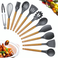 Kit utensílios de cozinha silicone
