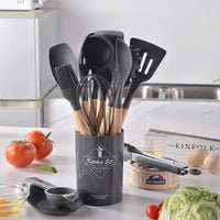 Kit utensílios de cozinha silicone