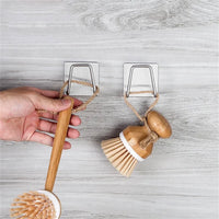 Kit com 4 Porta Esponja em Aço Inoxidável