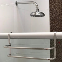 Porta Toalhas Duplo Para Box Alto Brilho