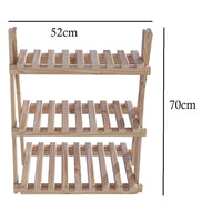 Suporte para plantas Estante jardim vertical de madeira com prateleiras