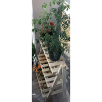 Suporte para plantas Estante jardim vertical de madeira com prateleiras