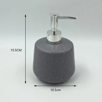 Frasco Porta Sabonete Líquido 500ml cerâmica granulada
