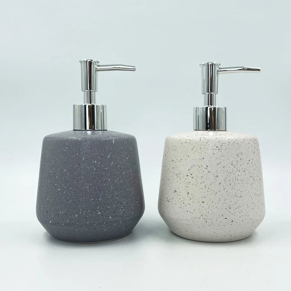 Frasco Porta Sabonete Líquido 500ml cerâmica granulada