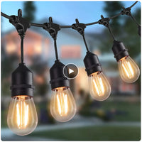 Kit Completo Varal De Luz Com 10 Lampada Soquete E27 Decoração 10 Metros Bivolt Ip66