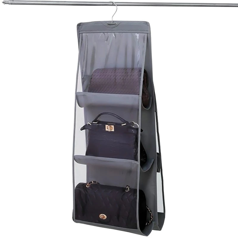 Suporte De Bolsas Com Cabide Para Guarda Roupas