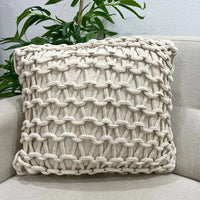 Capa Boho Decorativa para Almofada - Rústica e Trançada