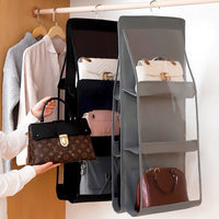 Suporte De Bolsas Com Cabide Para Guarda Roupas