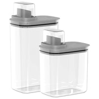 Conjunto 2 Dispenser 1.5L + 2.3L Transparentes para Lavanderia