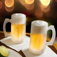 Kit com 2 Canecas de Chopp Zero Grau em Vidro - 350 ml