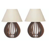 Par de Abajures Bolinha para Criado Mudo