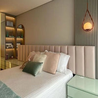 Cabeceiras de Cama Box Casal Estofada 1,40mX45cm