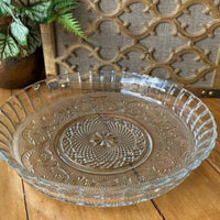 Prato com Borda Retrô para Bolo e Pudim