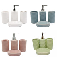 Kit Organizador 4 Peças em Cerâmica