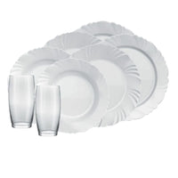 Aparelho de Jantar 16 Peças Branco Duralex