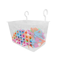 Cesta Porta Pregador com Gancho para Pendurar