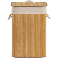 Cesto de Bambu Dobrável e Organizador Grande - 60cm
