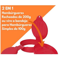 Forma para Hamburguer Artesanal Recheado - Hamburgueira