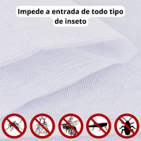 Tela de Proteção Mosqueteira com Velcro