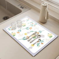 Tapete Escorredor de Louça Super Absorvente