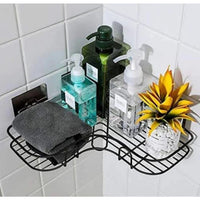 Kit com 2 Prateleiras de Banheiro em Metal