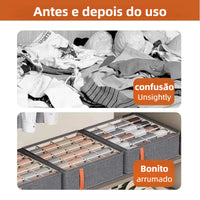 Caixa de Armazenamento de Roupas Íntimas