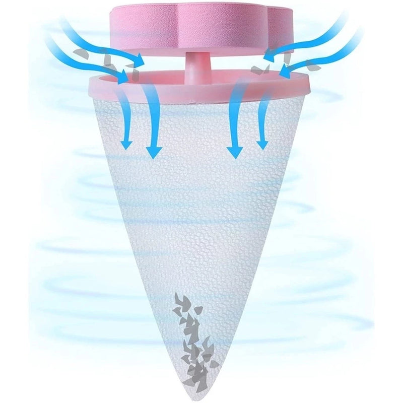 Kit com 4 Filtros Coletores de Pelos e Fiapos para Maquina de Lavar