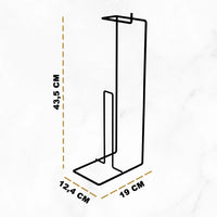 Suporte Porta Papel Higiênico de Chão para 3 Rolos