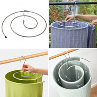 Varal em Espiral Inox - Kit com 2 Unidades