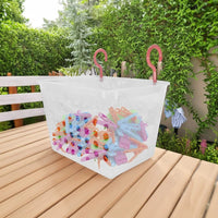 Cesta Porta Pregador com Gancho para Pendurar