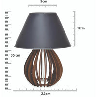 Par de Abajures Bolinha para Criado Mudo