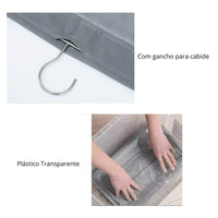 Suporte De Bolsas Com Cabide Para Guarda Roupas