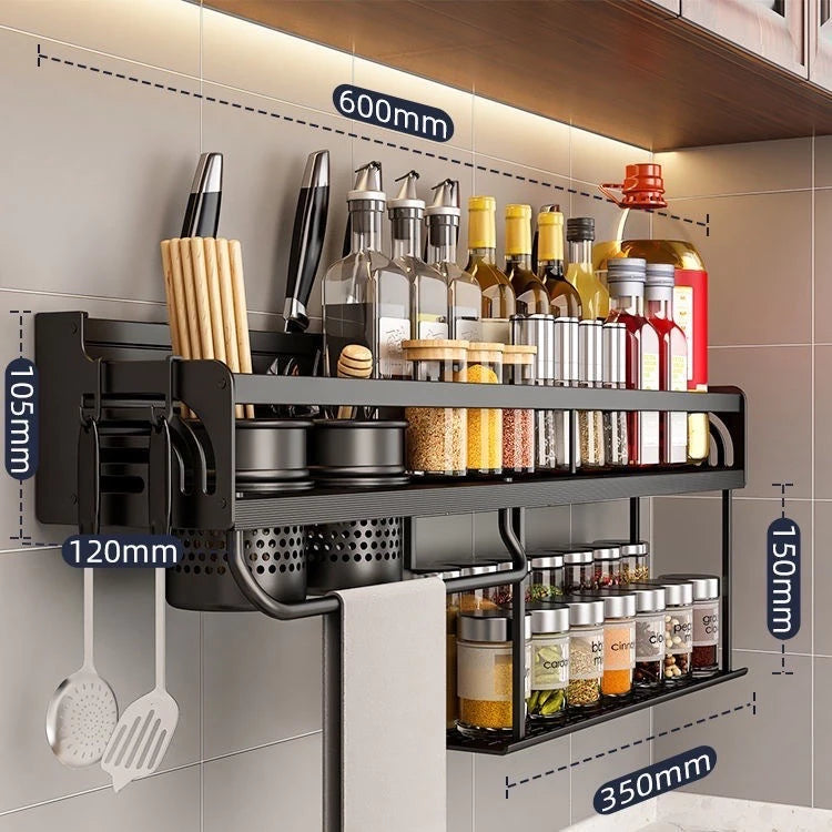 Prateleira Organizadora Multiuso em Alumínio