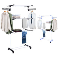 Varal de Chão Dobrável com 3 Andares