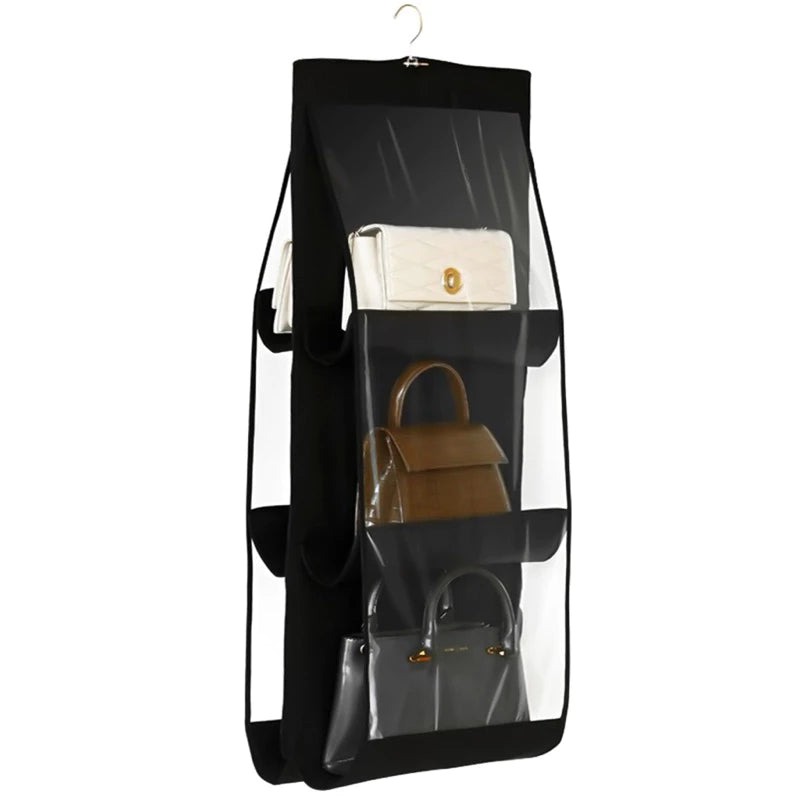 Suporte De Bolsas Com Cabide Para Guarda Roupas
