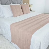 Peseira Manta em Tricot Elegance