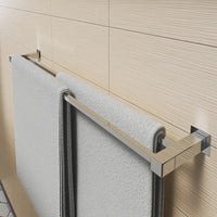 Kit Acessórios Banheiro Lavabo 4 Peças Aço Inox