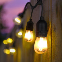 Kit Completo Varal De Luz Com 10 Lampada Soquete E27 Decoração 10 Metros Bivolt Ip66