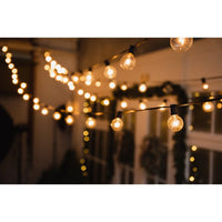 Kit Completo Varal De Luz Com 10 Lampada Soquete E27 Decoração 10 Metros Bivolt Ip66