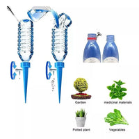 Kit Com 12 Gotejador Irrigador Acoplável Em Garrafa Pet Jardim Dosador Vaso Em Garrafa