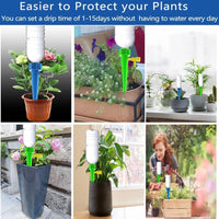 Kit Com 12 Gotejador Irrigador Acoplável Em Garrafa Pet Jardim Dosador Vaso Em Garrafa