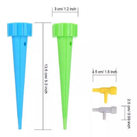 Kit Com 12 Gotejador Irrigador Acoplável Em Garrafa Pet Jardim Dosador Vaso Em Garrafa