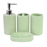 Kit Organizador 4 Peças em Cerâmica